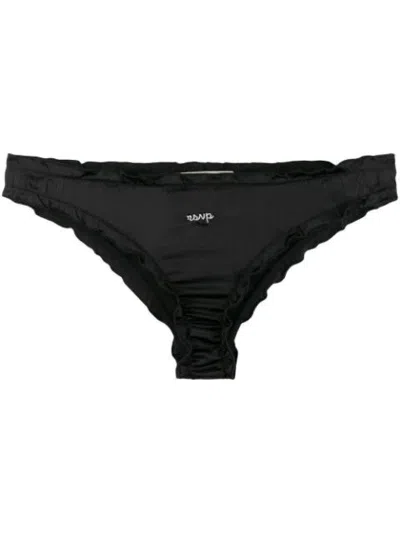 L'autre Chose Logo Embroidered Briefs In Black