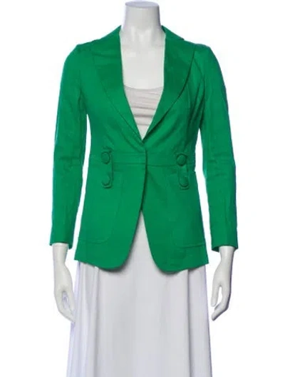 Pre-owned L'autre Chose Blazer In Green