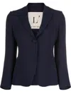 L'autre Chose Slim Fit Blazer In Dark Blue