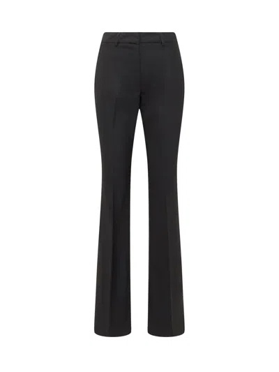 L'autre Chose Elegant Long Trousers In Nero
