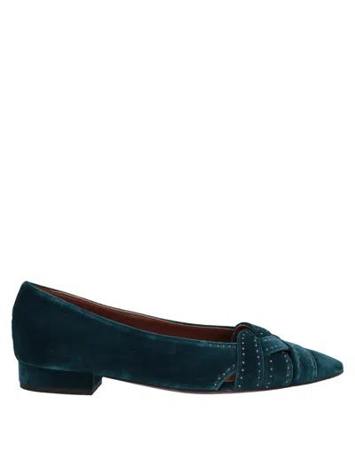 L'autre Chose Ballet Flats In Green