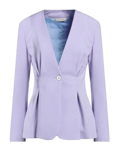 L'autre Chose L' Autre Chose Woman Blazer Lilac Size 4 Polyester In Purple