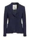 L'autre Chose L' Autre Chose Woman Blazer Navy Size 8 Polyester In Navy Blue