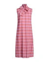 L'autre Chose L' Autre Chose Woman Midi Dress Mauve Size 4 Cotton In Purple