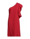 L'autre Chose L' Autre Chose Woman Midi Dress Red Size 10 Acetate, Viscose In Red