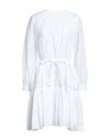 L'autre Chose Midi Dresses In White