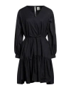 L'autre Chose L' Autre Chose Woman Mini Dress Black Size 8 Cotton