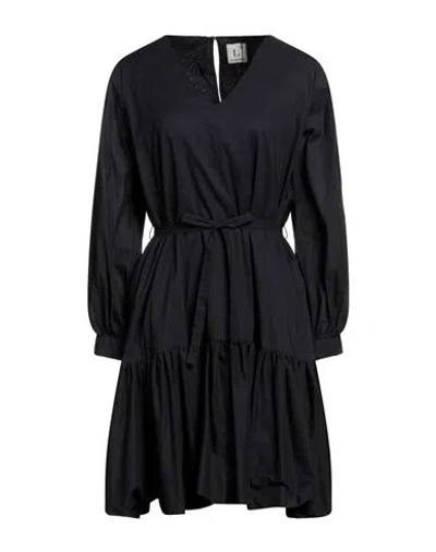 L'autre Chose L' Autre Chose Woman Mini Dress Black Size 8 Cotton