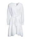 L'autre Chose L' Autre Chose Woman Mini Dress White Size 8 Cotton