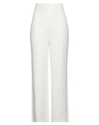 L'autre Chose L' Autre Chose Woman Pants White Size 6 Acetate, Viscose