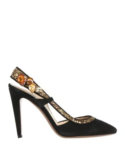 L'autre Chose L' Autre Chose Woman Pumps Black Size 7 Leather