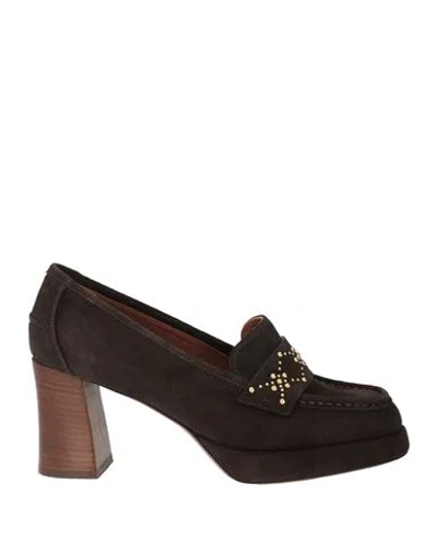 L'autre Chose L' Autre Chose Woman Pumps Dark Brown Size 6 Leather