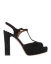 L'autre Chose L' Autre Chose Woman Sandals Black Size 10 Soft Leather