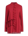 L'autre Chose L' Autre Chose Woman Shirt Red Size 6 Viscose, Elastane In Red