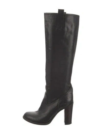 Pre-owned L'autre Chose Leather Boots In Black