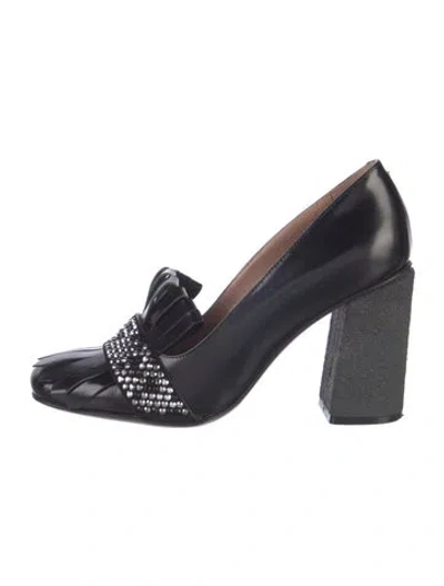 Pre-owned L'autre Chose Leather Pumps In Black