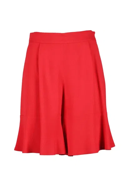 L'autre Chose Red Acetate Viscose Shorts In Pink