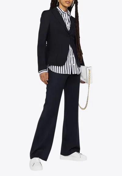 L'autre Chose Single-breasted Buttoned Blazer In Black