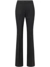 L'autre Chose Slit-embellished Trousers In Black