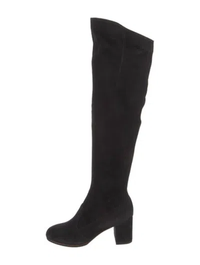 Pre-owned L'autre Chose Suede Boots In Black