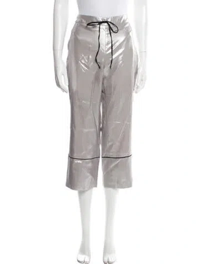 Pre-owned L'autre Chose Wide Leg Pants In Silver