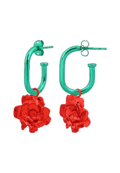 Lavani Jewels Women's Batou Red Charm In Green