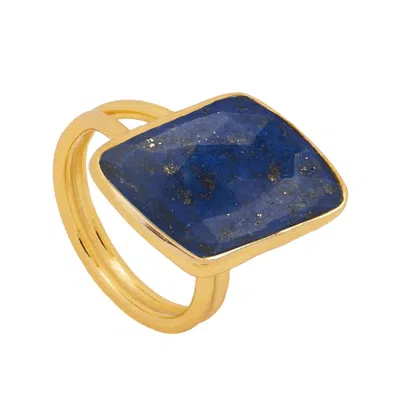 Lavani Jewels Women's Blue / Gold Blue Stardust Ring