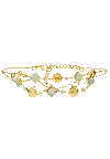 Lavani Jewels Women's Blue / Gold Elara Aquamarine And Zircons Choker In Gold Vermeil In Gold
