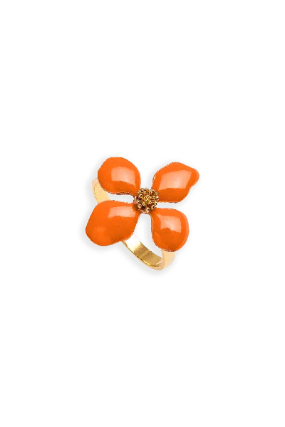 Lavani Jewels Women's Cassia Orange Ring