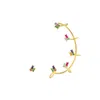 Lavani Jewels Women's Gold Multicolor Lempicka Ear Cuff In Gold