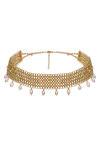 Lavani Jewels Women's Gold / White Hikari Pearl Choker In Gold/white