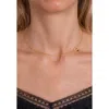 Lavani Jewels Women's Gold / White Zircon "o" Initial Necklace In Gold