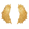 Lavani Jewels Women's Goldplated Wings Earrings In Gold