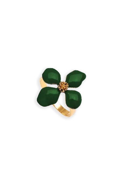 Lavani Jewels Women's Green Cassia Ring