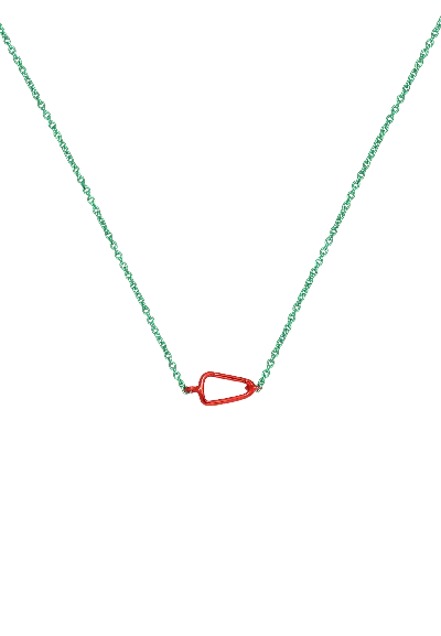 Lavani Jewels Women's Green / Pink / Purple Saito Green And Pink Pendant