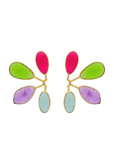 Lavani Jewels Women's Multicolor Manifestation Earrings