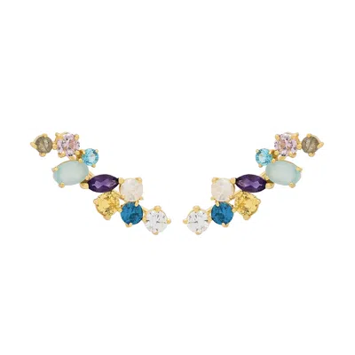 Lavani Jewels Women's Multicolored Aine Earrings