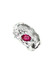 Lavani Jewels Women's Pink / Purple / Silver Judy Pink Silver Ring