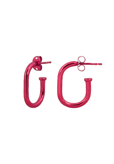 Lavani Jewels Women's Pink Saito Fuchsia Hoops