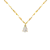 Lavani Jewels Women's Pride Mini White Pendant In Gold