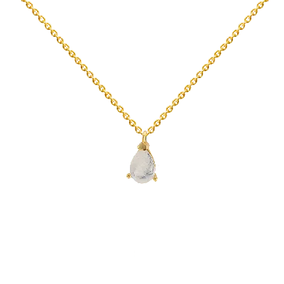 Lavani Jewels Women's Pride Mini White Pendant In Gold