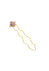 Lavani Jewels Women's Purple / Gold Polaris Purple Hairpin In Gold