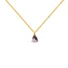 Lavani Jewels Women's Purple / Gold Purple Pride Mini Necklace In Gold