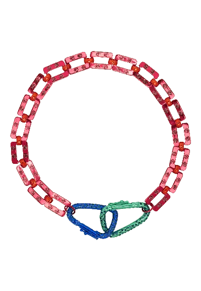 Lavani Jewels Women's Red / Green / Blue Antonia Necklace In Multi