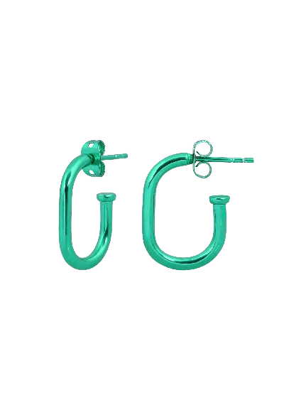 Lavani Jewels Women's Saito Green Hoops