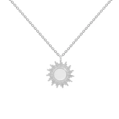 Lavani Jewels Women's Silver / White Silver Eklipse Necklace In Multi