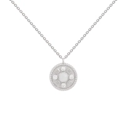 Lavani Jewels Women's Silver / White Silver Itzia Necklace In Multi