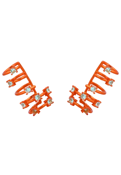Lavani Jewels Women's Togusa Ear Cuff Orange