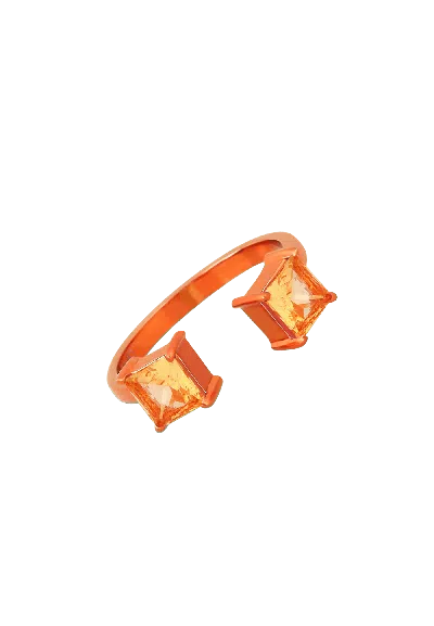 Lavani Jewels Women's Togusa Orange Ring