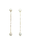 Lavani Jewels Women's White Dara Pearl Earrings